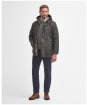 Barbour Classic Durham Jacket- Olive | Classic Tartan
