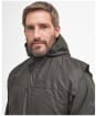 Barbour Classic Durham Jacket- Olive | Classic Tartan