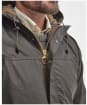 Men's Barbour Classic Durham Waxed Jacket - Olive