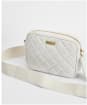 Women's Barbour International Quilted Sloane Crossbody Bag - Gloss Silver Birch