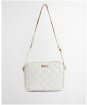 Women's Barbour International Quilted Sloane Crossbody Bag - Gloss Silver Birch
