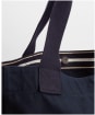 Women's Barbour Logo Holiday Tote Bag - Navy / Stone