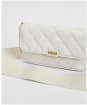 Women's Barbour International Quilted Mini Soho Crossbody Bag - Gloss Silver Birch