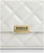 Women's Barbour International Quilted Mini Soho Crossbody Bag - Gloss Silver Birch