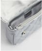 Women's Barbour International Quilted Mini Soho Crossbody Bag - High Shine Silver