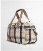 Women's Barbour Wetherham Quilted Overnight Holdall Bag - Safari Tartan