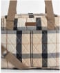 Women's Barbour Wetherham Quilted Overnight Holdall Bag - Safari Tartan