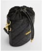 Women's Barbour International Quilted Mini Balham Tote Bag - Black