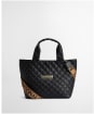 Women's Barbour International Battersea Quilted Mini Tote Bag - Black