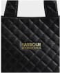 Women's Barbour International Battersea Quilted Mini Tote Bag - Black