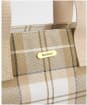 Women's Barbour Maisy Tartan Tote Bag - Safari Tartan