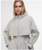 Women's Barbour International Estella Parka Casual Jacket - Silver Birch