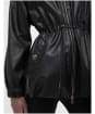 Women's Barbour International Riley Faux Leather Casual Jacket - Black