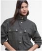 Women's Barbour International Sierra Cotton Casual Jacket - Envy Green