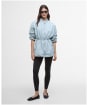 Women's Barbour International Nova Casual Jacket - Light Steel Blue