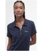 Women's Barbour Polo Dress - Navy 2