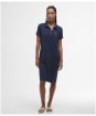 Women's Barbour Polo Dress - Navy 2