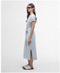 Women's Barbour International Whitson Midi Dress - Light Steel Blue