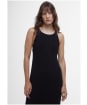 Women's Barbour International Dakota Knitted Midi Dress - Black