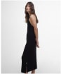 Women's Barbour International Dakota Knitted Midi Dress - Black