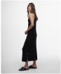Women's Barbour International Dakota Knitted Midi Dress - Black