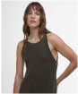 Women's Barbour International Dakota Knitted Midi Dress - Envy