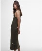 Women's Barbour International Dakota Knitted Midi Dress - Envy