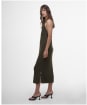 Women's Barbour International Dakota Knitted Midi Dress - Envy