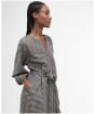 Women's Barbour Suri Midi Dress - Dark Navy / Light Sand / Military Brown