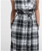Women's Barbour Agnes Midi Dress - Monochrome Tartan 
