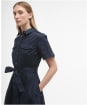 Women's Barbour Ivy Midi Dress - Dark Navy