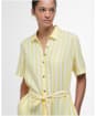 Women's Barbour Adelaide Maxi Dress - Sunray Yellow Stripe