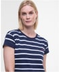 Women's Barbour Otterburn Stripe Dress - Navy