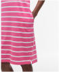 Women's Barbour Otterburn Stripe Dress - ROSE PINK/WHITE