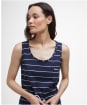 Women's Barbour Overland Midi Dress - Navy Stripe