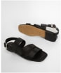 Women's Barbour Penelope Flat Sandal - Black