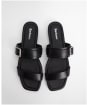 Women's Barbour Louise Flat Sandal - Black