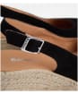Women's Barbour Hazel Espadrille Wedge Sandal - Black Suede