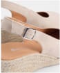 Women's Barbour Hazel Espadrille Wedge Sandal - Salt Suede