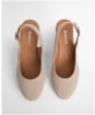 Women's Barbour Hazel Espadrille Wedge Sandal - Salt Suede