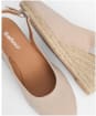 Women's Barbour Hazel Espadrille Wedge Sandal - Salt Suede