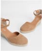 Women's Barbour Elder Espadrille Wedge Sandal - Tan Suede
