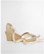 Women's Barbour Isla Espadrille Wedge Sandal - Gold