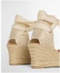 Women's Barbour Isla Espadrille Wedge Sandal - Gold