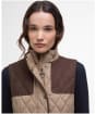 Women's Barbour Keeper Wear Quilted Gilet - Military Brown