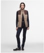 Women's Barbour Keeper Wear Quilted Gilet - Military Brown