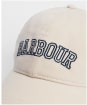 Women's Barbour Emily 6 Panel Cotton Sports Cap - Salt
