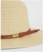 Women's Barbour Evelyn Braid Trilby Hat - Natural