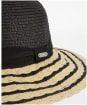 Women's Barbour Macy Braid Summer Hat - Black / Natural