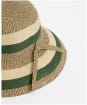 Women's Barbour Daphne Braid Summer Hat - Olive / Sand